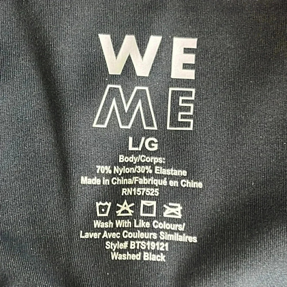 We over Me strappy washed black sports bra - Picture 9 of 13